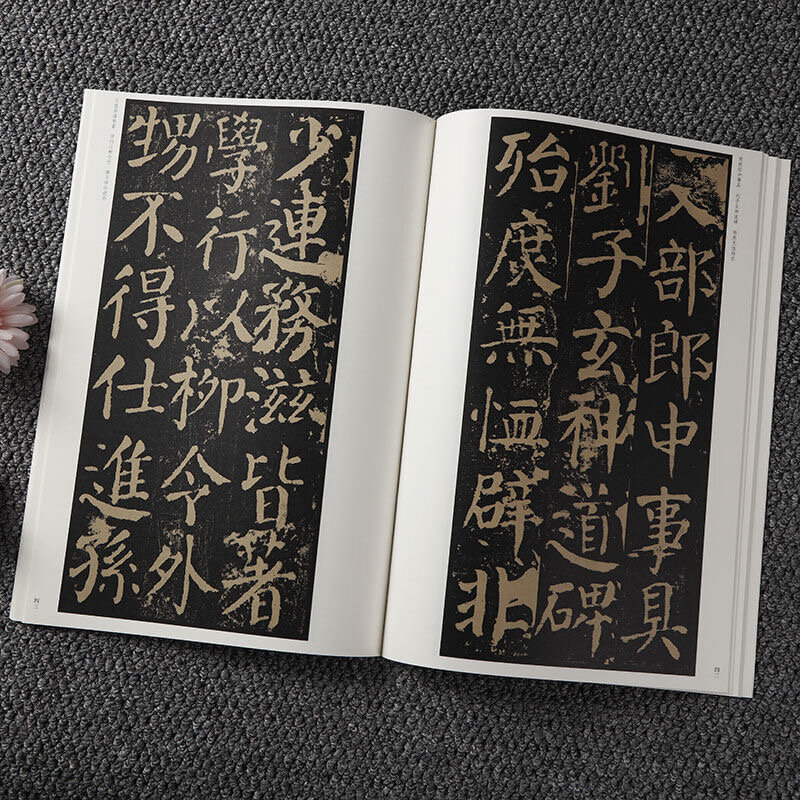 Pincel de escritura Regular, libreta de caligrafía Yan zhenzqing Zhao Mengfu, Clásicos Chinos, conjunto de inscripción de bronce chino