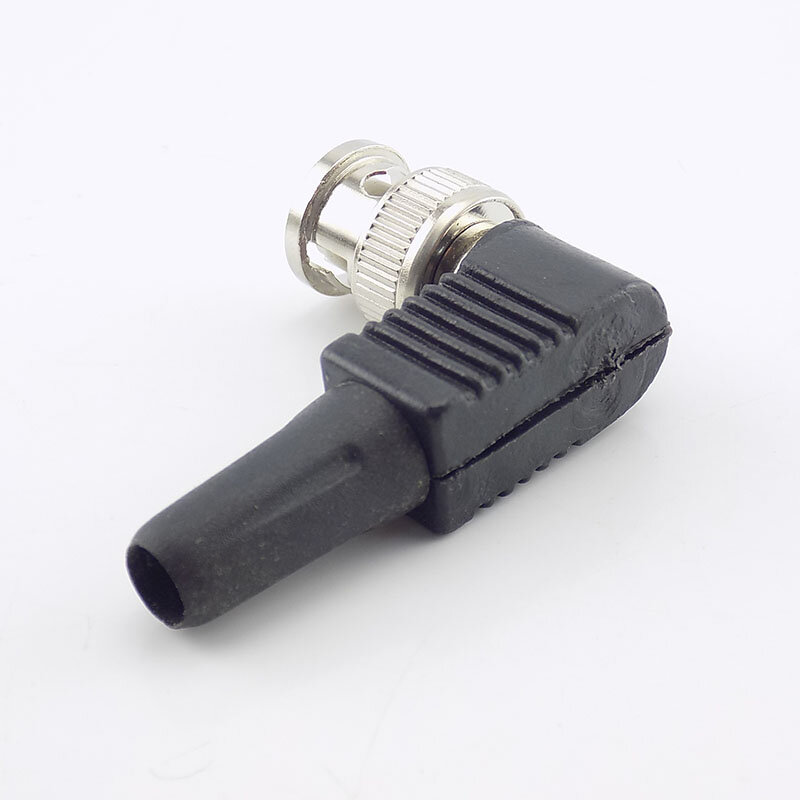 Connettore BNC BNC spina maschio Twist-on RF coassiale RG59 cavo adattatore di coda in plastica per telecamera CCTV di sorveglianza Video Audio J17