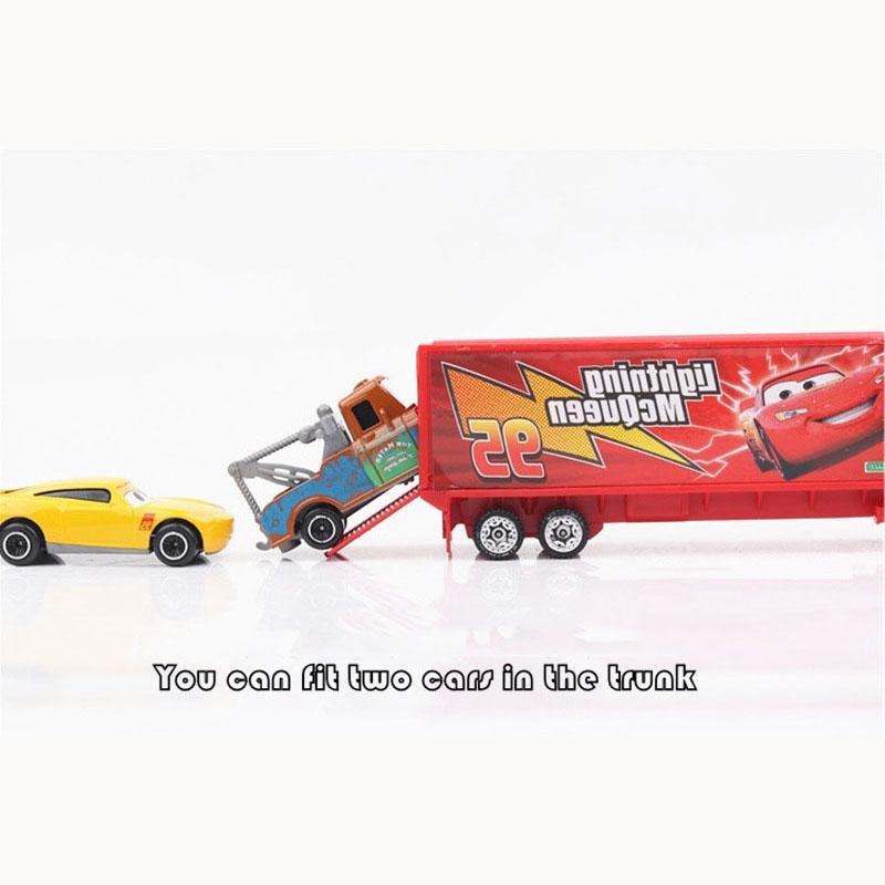 ديزني ديكاست نموذج سيارة معدنية لعب للأطفال ، بيكسار سيارة 3 ، البرق ماكوين ، العم شاحنة ، جاكسون العاصفة ، عيد الميلاد هدية للبنين ، 1:55 ، 6-7 قطعة مجموعة