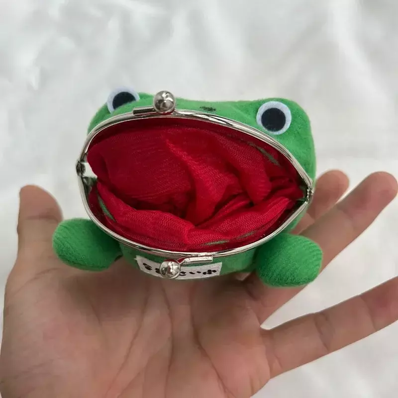Frog Wallet Anime Cartoon Wallet Coin Purse Plush Wallet Cute Purse Coin Cosplay Anime Props Accessories costume