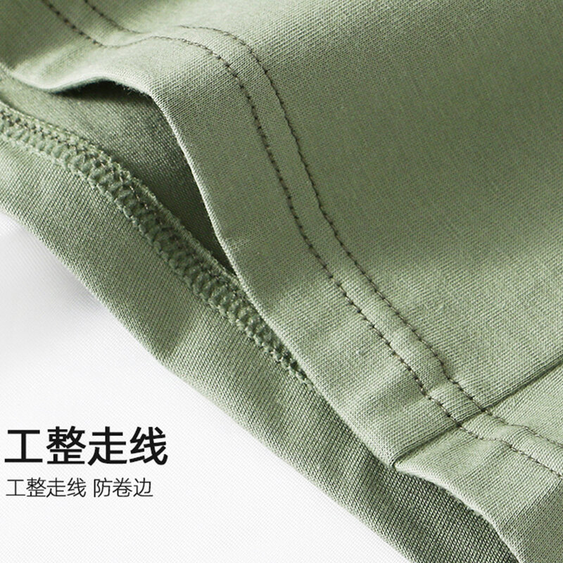 M-4XL 100% 코튼 파자마 바지, 루즈한 빅 사이즈 복서 및 브리프 속옷, 고탄성 허리, 편안한 남성용 팬티, 3PCs/팩