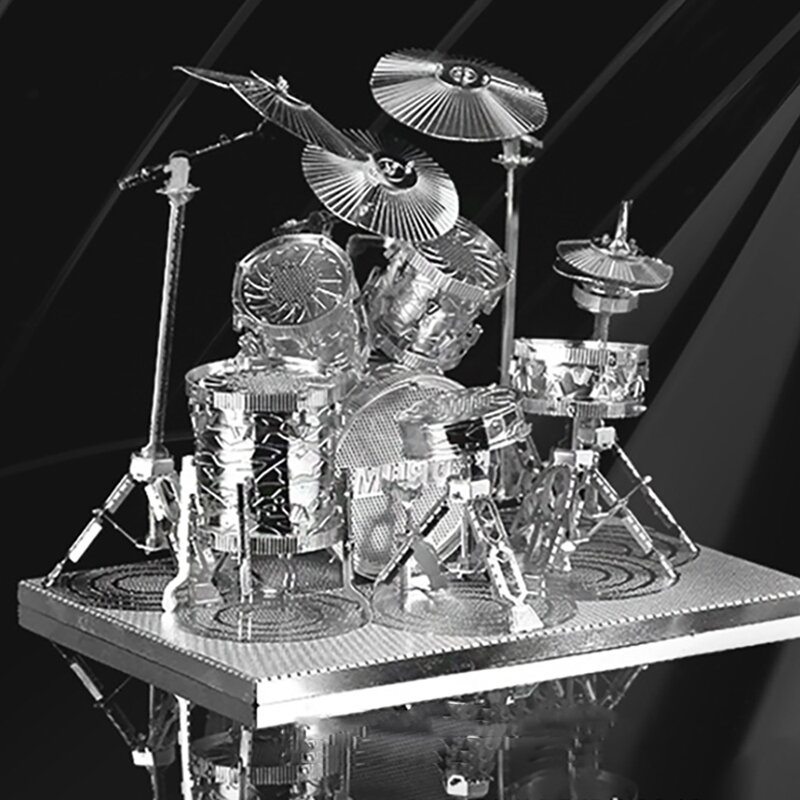 Kit d'assemblage en métal Hot-3D, modèle de blocs de construction de bricolage, décoration de tambour, jouets pour adolescents, cadeau d'anniversaire pour enfants, jouet A, 2023