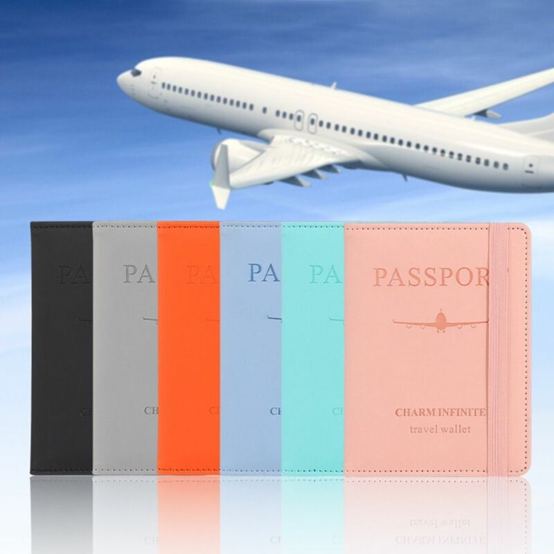 Ультратонкий чехол для паспорта с радиочастотной идентификацией, новая водонепроницаемая защитная обложка для паспорта из искусственной кожи, Обложка для паспорта в деловом стиле для мужчин и женщин