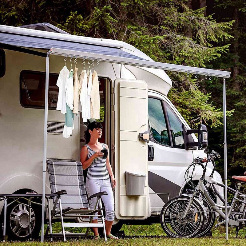 Gantungan tenda Kemah, 16 buah kait tenda RV gantungan lampu pesta RV untuk RV karavan Camper