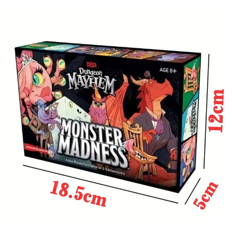 Baldur's Gate Dungeon Mayhem giochi da tavolo Monster Madness Card versione inglese giocattolo per bambini regalo