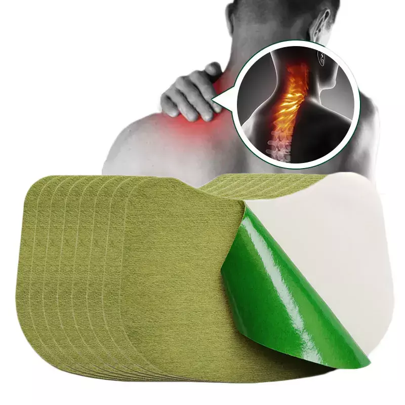24 pezzi di cerotto per il collo della spalla di assenzio cerotto medico per articolazioni cervicali alleviare l'affaticamento muscolare deltoide adesivo per il dolore da artrite