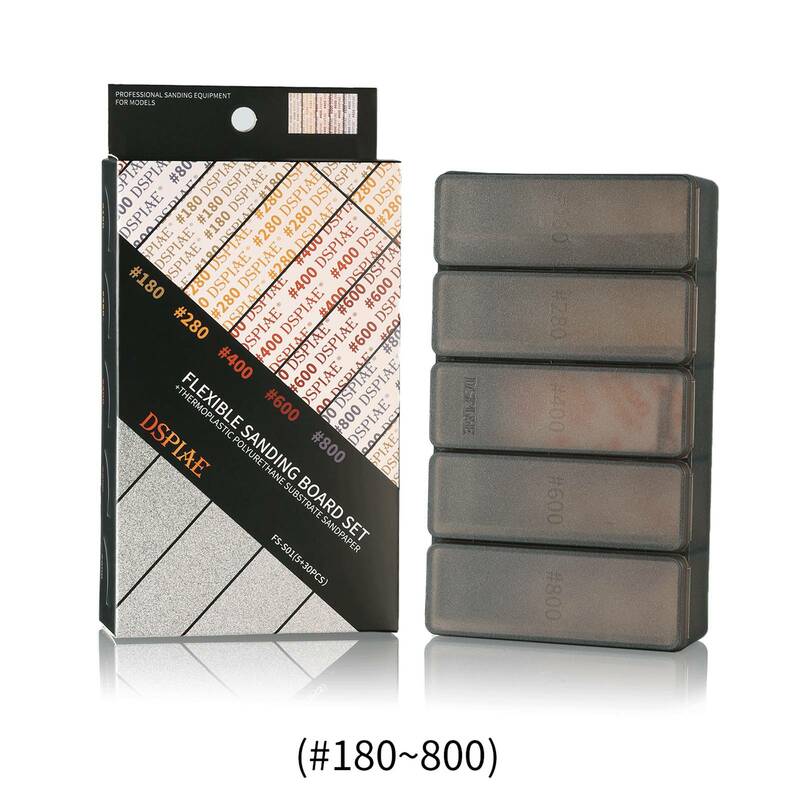 Placa de lixamento flexível #180 de DSPIAE DS-#800 #1000-#2500 Ferramentas abrasivas flexíveis