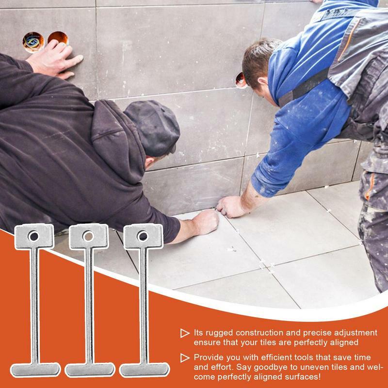 Jarum baja pengganti untuk sistem meratakan ubin dinding lantai dapat digunakan kembali Cadangan baja Pin pemosisian ubin konstruksi