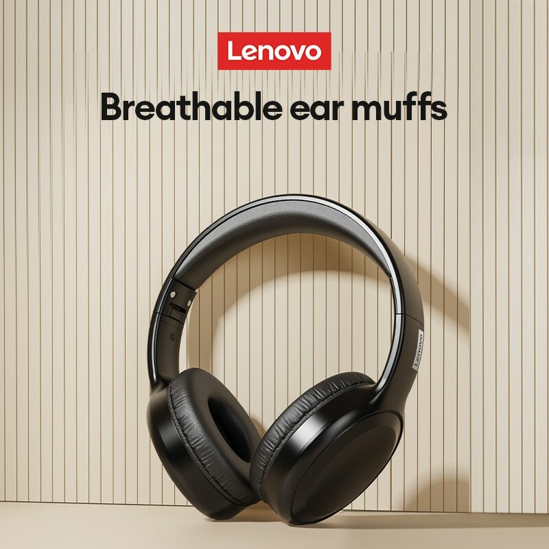 Lenovo th30 drahtlose kopfhörer bluetooth 5,3 kopfhörer faltbar gaming headset sport kopfhörer mit mic musik earbuds 250mah