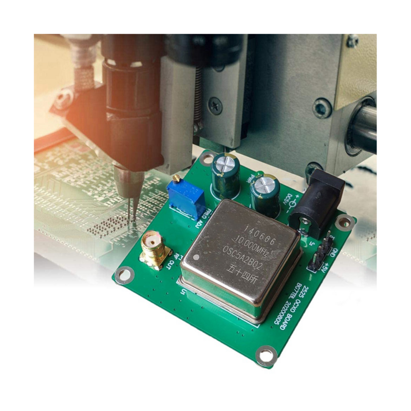 10M OCXO papan standar frekuensi 10MHz/13DBM suhu konstan osilator kristal Output gelombang sinus OCXO-10M-2525
