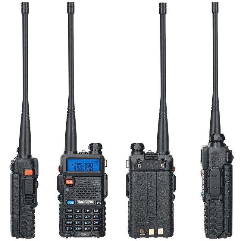 BaoFeng UV-5R 워키토키 양방향 라디오 커뮤터, VHF, UHF, 136-174MHz 및 400-520MHz 스테이션, 리시버 햄 무선 세트, 5W, 8W