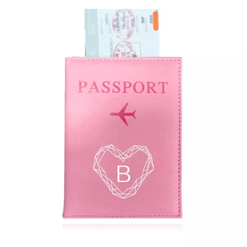 Okładka na paszport wodoodporna etui na paszport dla miłośników paszport podróże rękawa identyfikator firmy z serii diamentowych liter