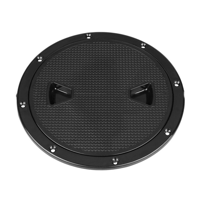ABS Round Deck Inspection Access AntiSlip HatchCover Boat Screw Out Deck Inspection Plate Cover Boat Inspection Accessories