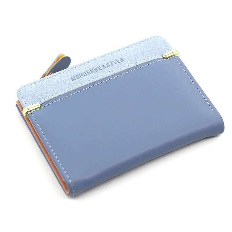 محفظة صغيرة نسائية مع فتحات بطاقة متعددة ، رخصة قيادة ، تخزين الأموال ، أسود ، أزرق ، أخضر ، محفظة نسائية