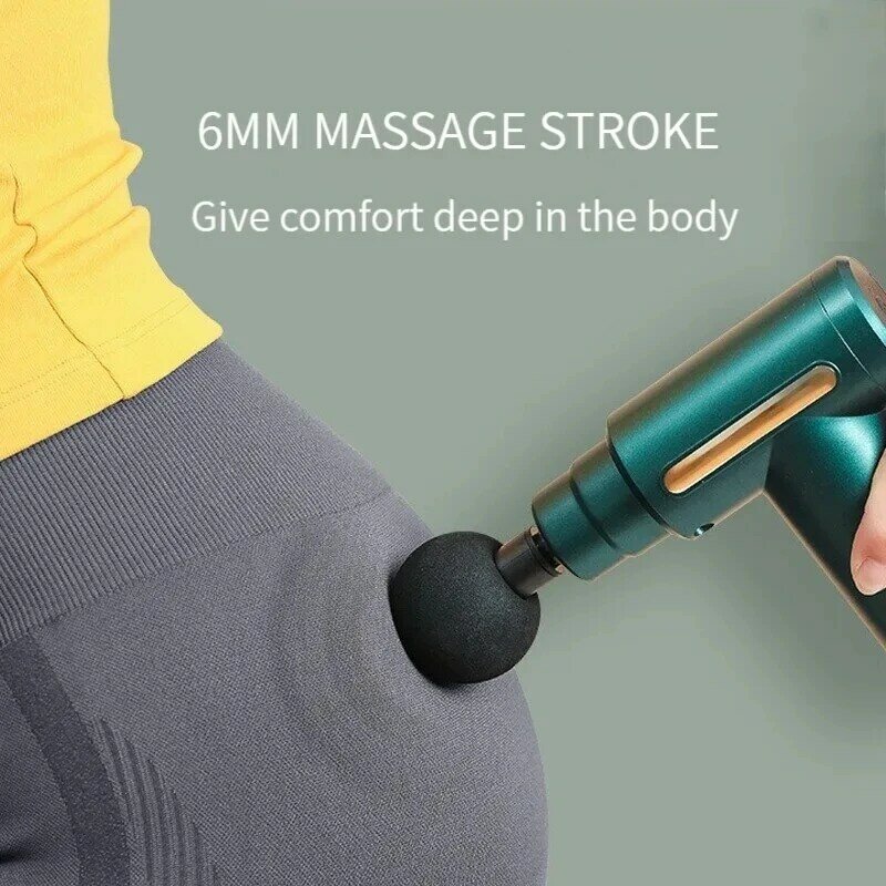 Pistolet de massage à vibration électrique, masseur de relaxation musculaire, odorà membrane pour le cou, qualité professionnelle