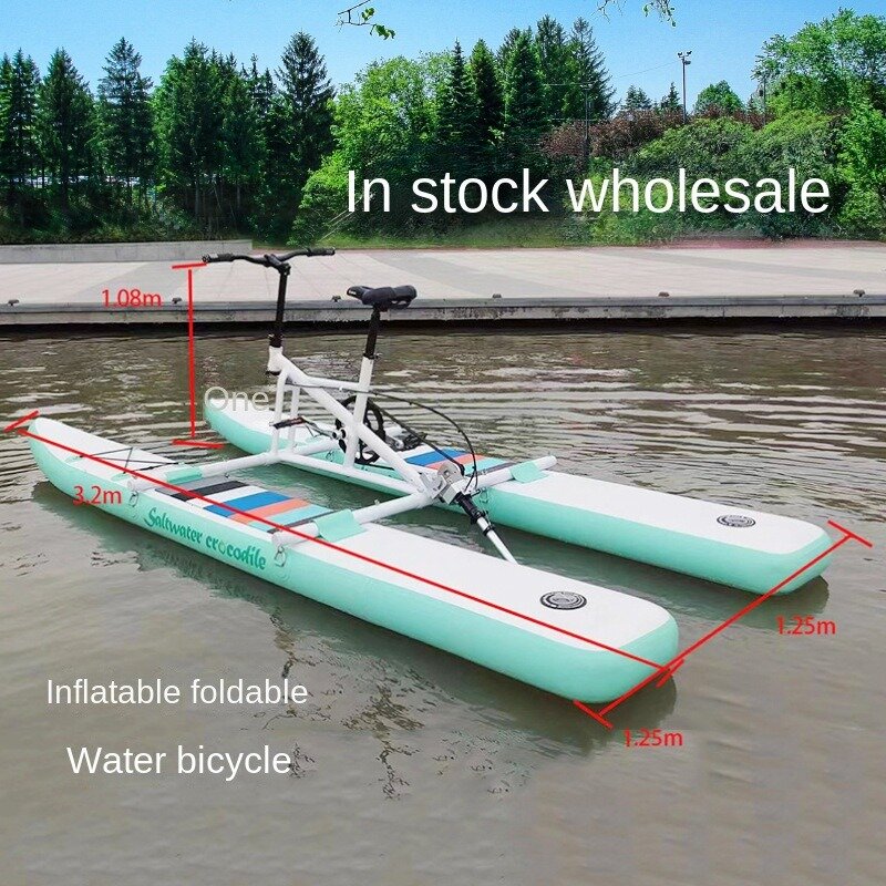 TBZ bicicleta de agua de mar, bicicleta de lago, Pedal de ciclo, flotador inflable, bicicleta de agua a la venta, nuevo producto, peso ligero, plegable