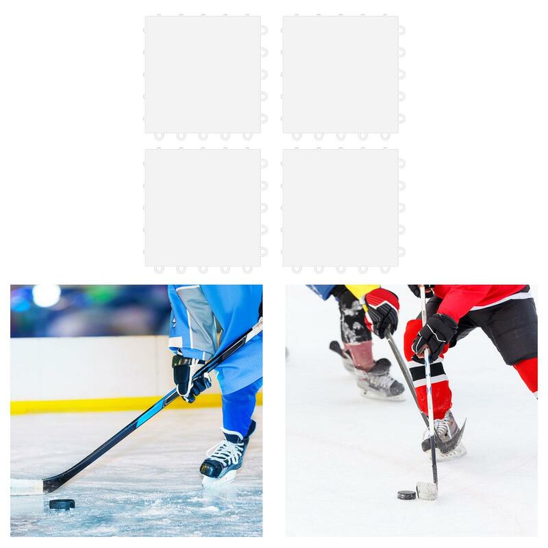 4x laleczki do hokeja na lodzie mata podłogowa PETG hokejowa deska treningowa do hokeja na lodzie