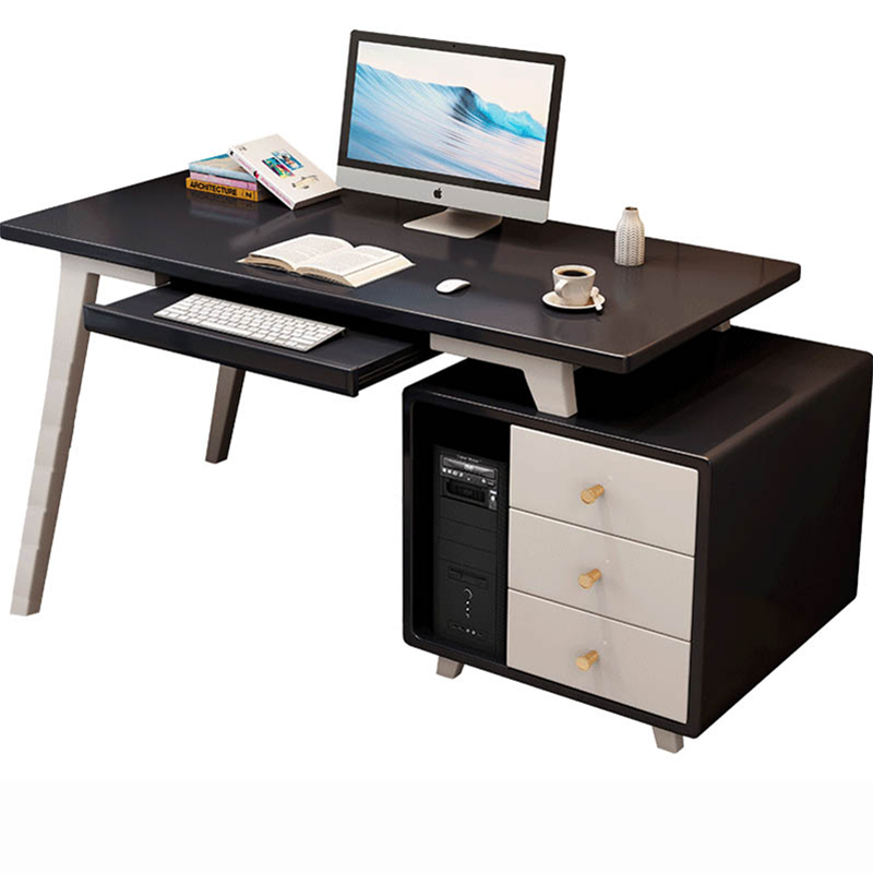 Mesa multifuncional de madeira do computador, Study Drawer, Computer Organizer, Mobile Reading Desk, Móveis removíveis para casa