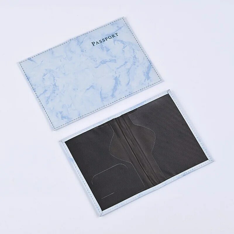 Multi-card Holder PU Leather Passport Case Travel Accessories Marble Passport Travel Organizer Card Cover Passport Wallet Pouch