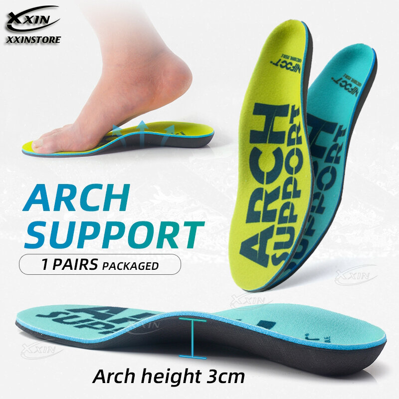【Xxin】Arch Support Insole Orthopedic Insole Men Women Sport Shoe Insert Flat Foot Shoe Pad Size35-46