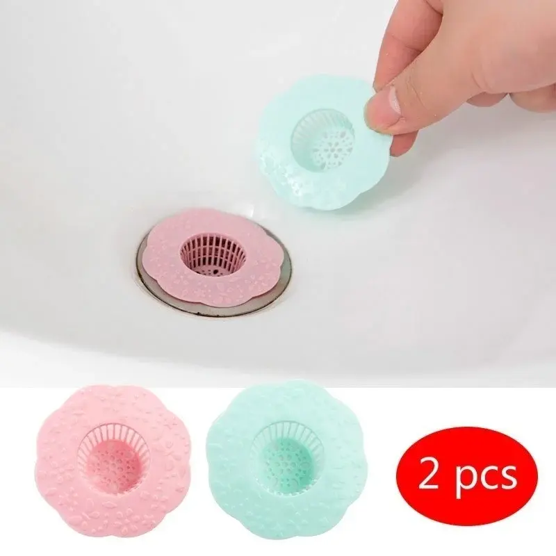 1/2 sztuk zlew filtr na nieczystości TPR piętro sitko wyłapywacz włosów osłona na prysznic kuchnia łazienka anty zatykanie korek spustowy do wanny