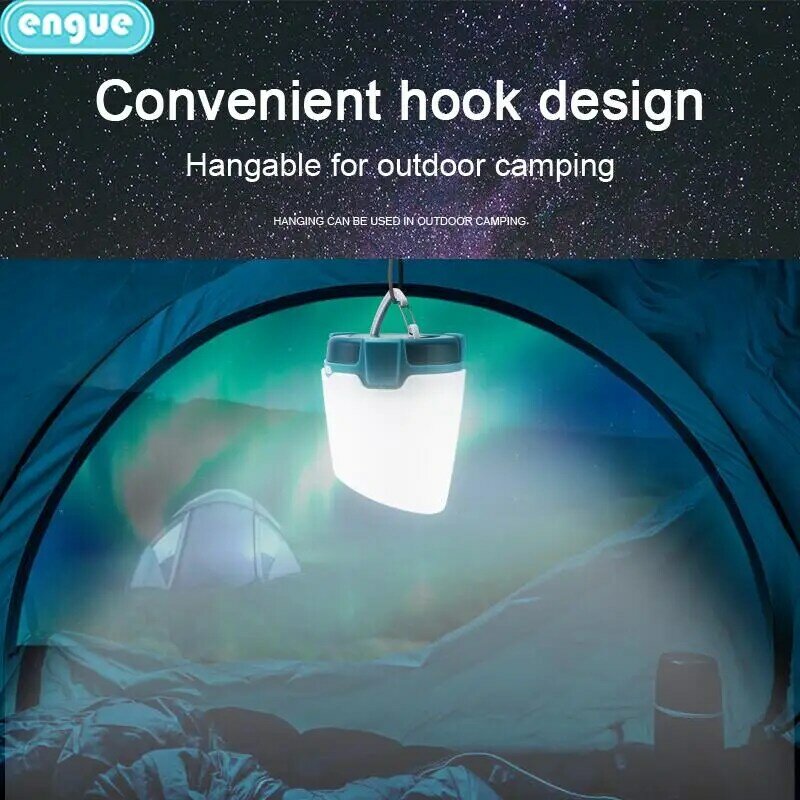 Luz de emergência colorida super brilhante, The Ultimate Rechargeable Camping Light para entusiastas ao ar livre, ilumine sua aventura