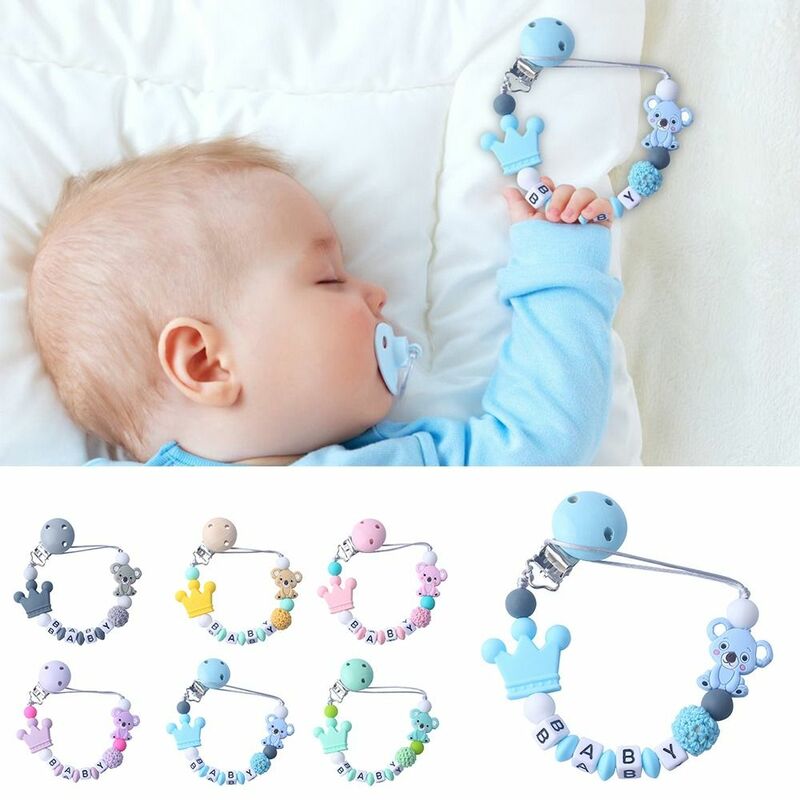 Anti Loss Toy Anti-drop Rope Baby Shower Gift Toddler Toys Dummy Clip Nipple Holder Pacifier Chain Pacifier Clip