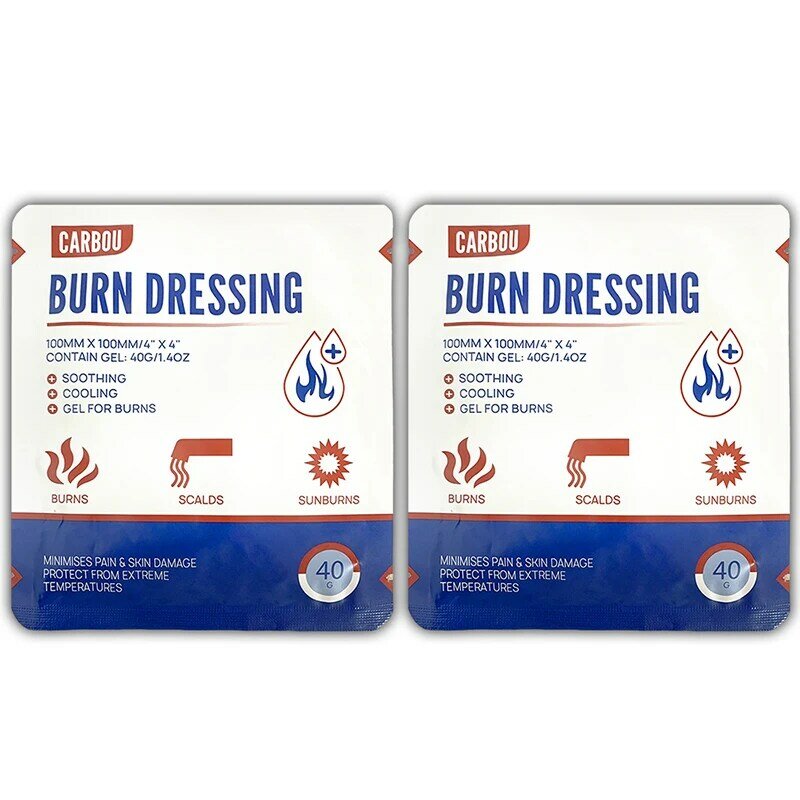 1pc Burn Dressing Gel Hydrogel Sterile Trauma Dressing guarigione avanzata per la cura delle ferite pronto soccorso benda Burncare 10cm x 10cm
