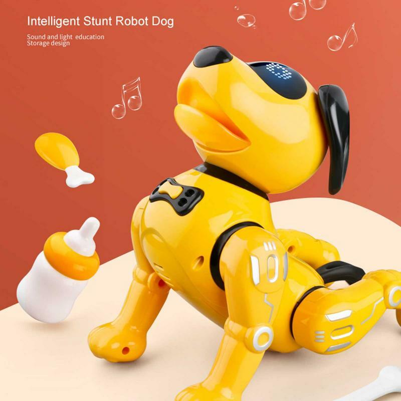 Электронные Домашние животные на радиоуправлении программируемый робот собака с дистанционным управлением говорящий робот собака игрушка родитель-ребенок Взаимодействие игрушки