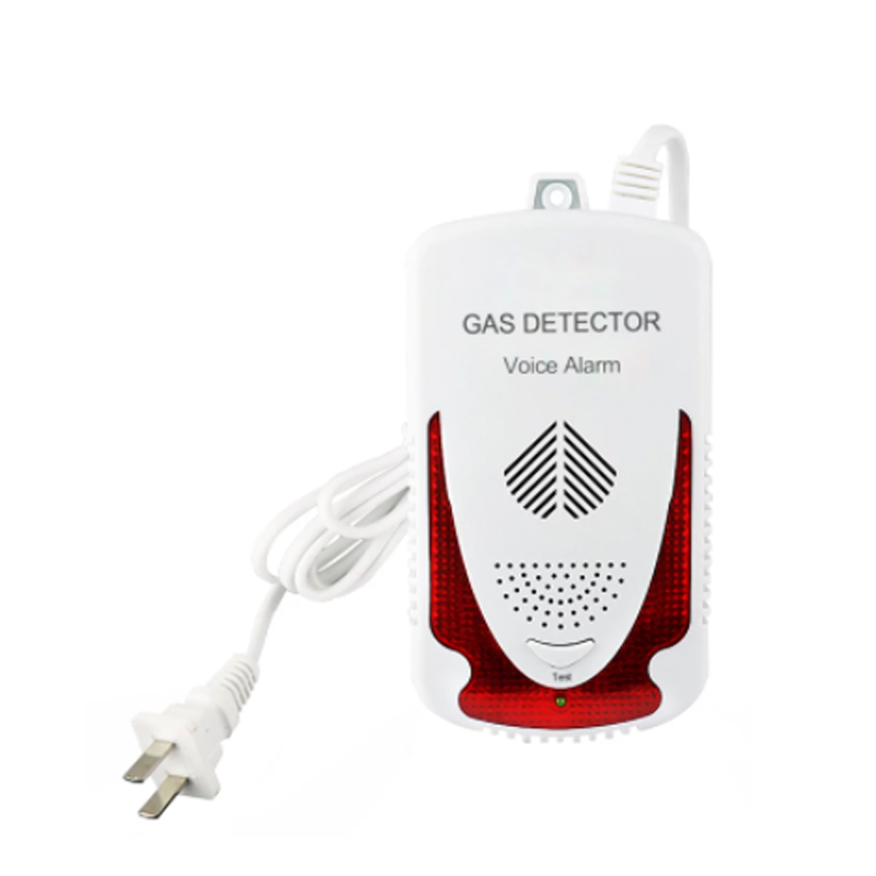 Sistema de alarma de prueba de fugas sensibles para el hogar, Detector de fugas de Gas Natural, metano, GLP, Combustible portátil, advertencia de seguridad