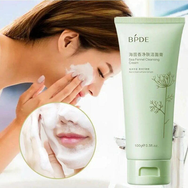 100g środek czyszczący głębokie oczyszczanie twarzy nawilżający środek do mycia aminokwasów produkty do pielęgnacji skóry przybory toaletowe