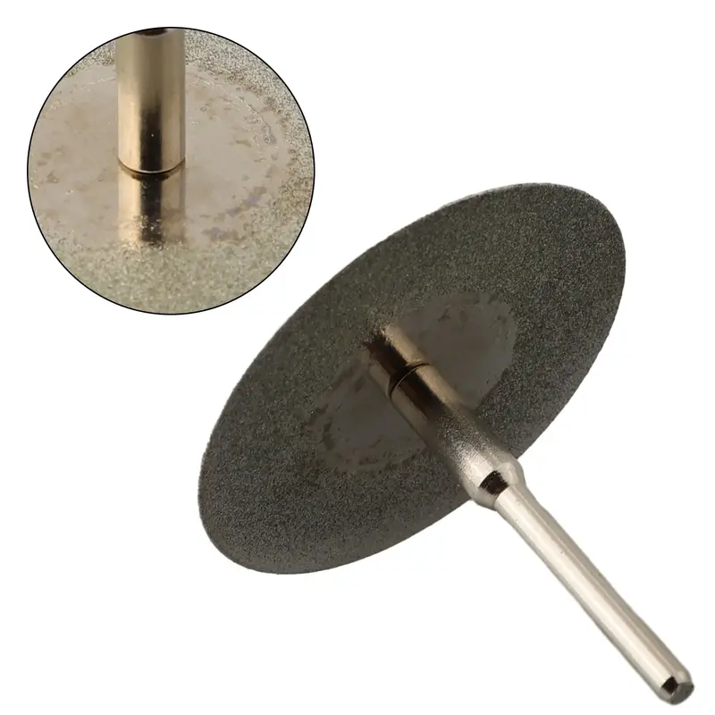 Cutting Wheel Blade Grinding Disc Accessories Gem Jade 2pcs 40/50/60mm Diamond Metal Silver Replacement Durable