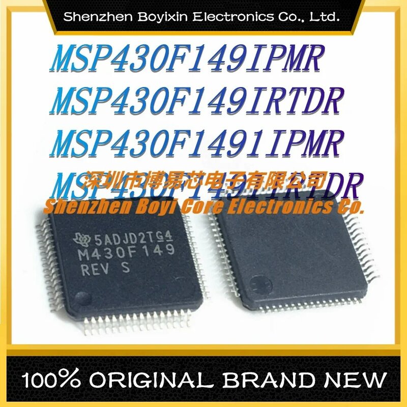 MSP430F149IPMR MSP430F149IRTDR MSP430F1491IPMR MSP430F1491IRTDR Baru Asli Asli Mikrokontroler Ic Chip