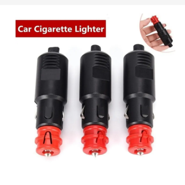 Prise allume-cigare pour voiture, prise mâle, adaptateur de connexion électrique 12-24V avec fusible 8A