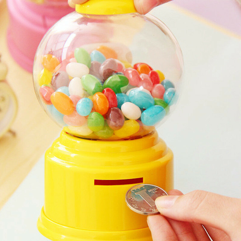 Koreański automat do sprzedaży słodyczy automat z cukierkami skarbonka skarbonka dla dzieci skarbonka Alcancia skarbonka dla dzieci prezent dla miłośników
