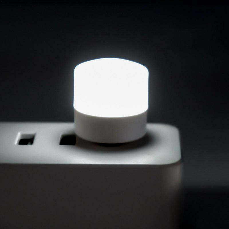 Mini lámpara de enchufe USB superbrillante para protección ocular, luz de libro, ordenador, carga de energía móvil, luz LED nocturna pequeña