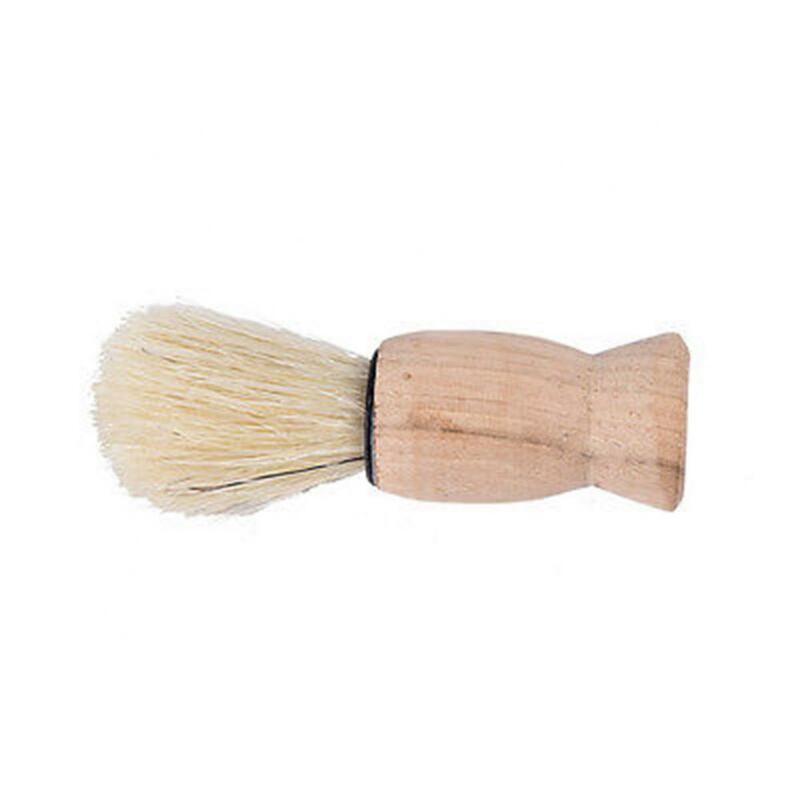 Brosse à raser en bois pour hommes, manche en bois, cheveux de blaireau, barbe, outil de livres