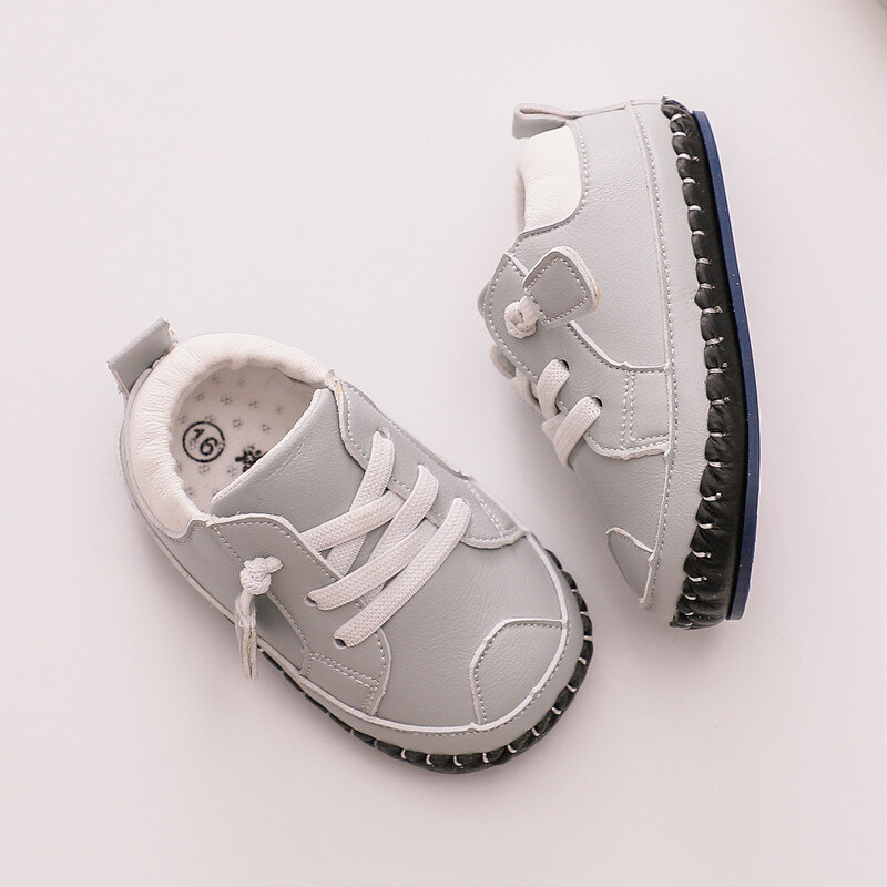 Children's autumn shoes Baby girls' and boys The first step in baby shoes Soft edged leather shoes baby socks shoes baby shoes