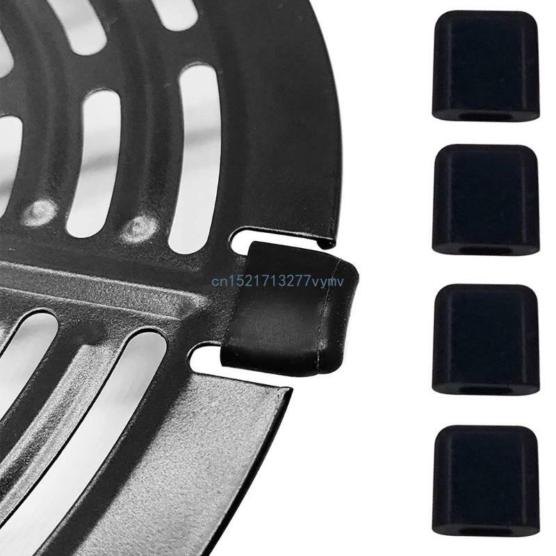 10 piezas silicona freidora parachoques Premium pies cubierta protectora antiarañazos para bandeja