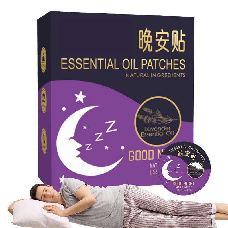 Łaty promujące sen 7 plastrów łaty podtrzymujące sen dla mężczyzn i kobiet naturalna naklejka promująca sen bylicy niedrażniąca