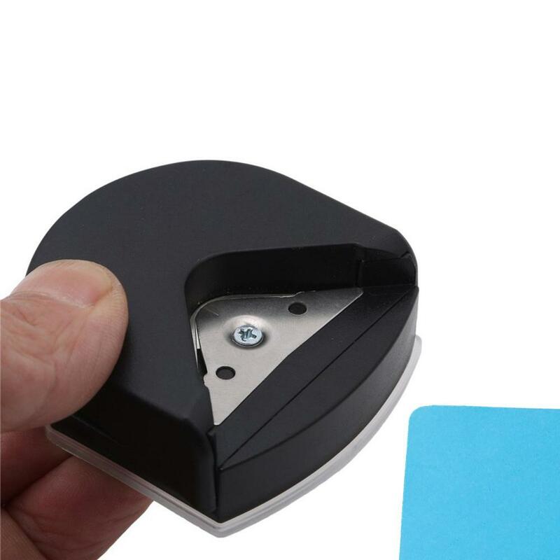 Ceative bahan ABS foto buatan tangan, kartu, Scrapbooking DIY Mini kualitas kertas pukulan pemotong foto sudut pemangkas kertas bulat