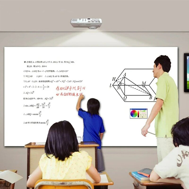 Owayeduインタラクティブデジタルホワイトボード、プロジェクションスクリーンをタッチスクリーンに変える、トレーニング、会議用の電子スマートボード