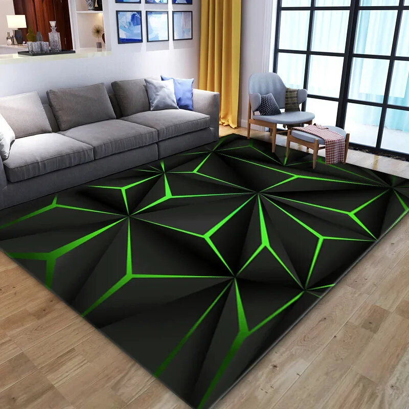 3D Vortex Illusion tappeto per soggiorno decorazioni per la casa divano tavolo tappeti per grandi aree sala giochi tappetino antiscivolo zerbino