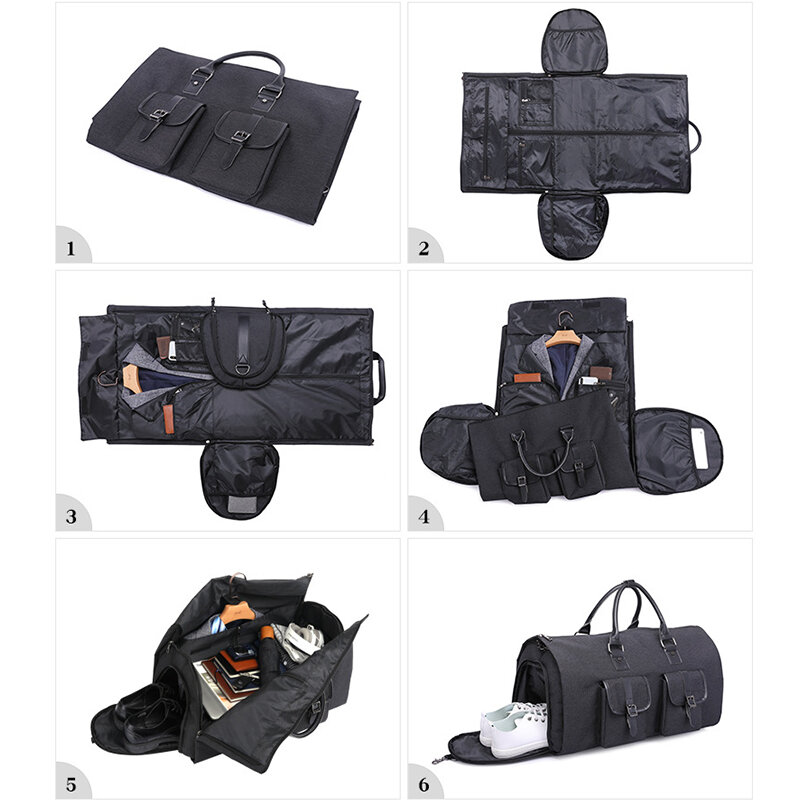 Waterproof Foldable Mochila Gym Sack Men Fitness Bag Travel Suit Storage Tote Clothes Chaussure Sportbag with Shoes Compartment
