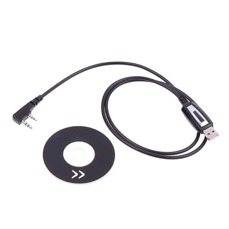 Cable de programación USB con CD de controlador para Baofeng, Radio bidireccional, Walkie Talkie, UV-5R, UV5R, 888S