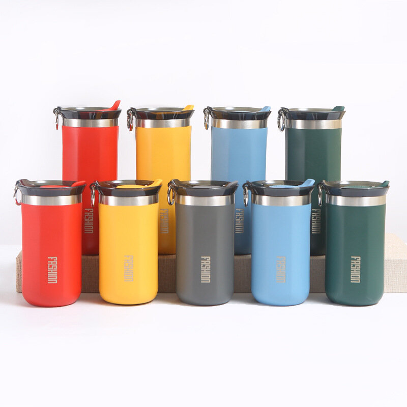 Vacuum Insulated Coffee cup Mug, Double-wall Stainless Steel Travel Tumbler thermo, Valentines Gift