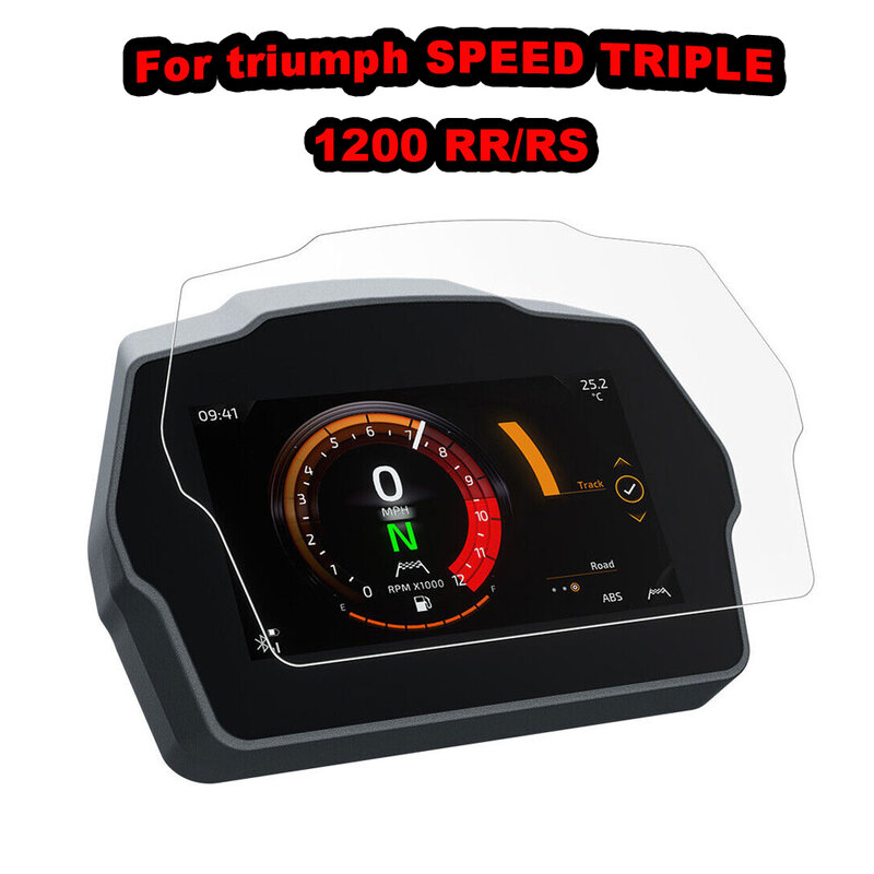 Para Triumph SPEED TRIPLE 1200 RS/RR 2022-2023 Motocicleta Painel Velocímetro Scratch Cluster Tela de Proteção Instrumento Filme