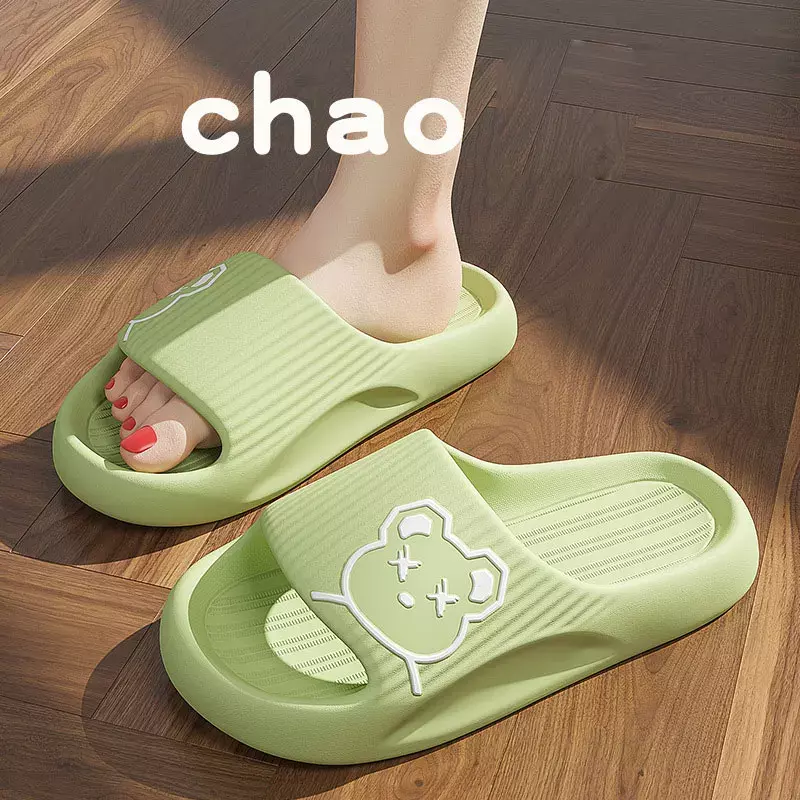 Chinelos antiderrapantes interiores para meninos e meninas, Sandálias de EVA resistentes ao desgaste, fundo grosso, sapatos para casa antiderrapantes