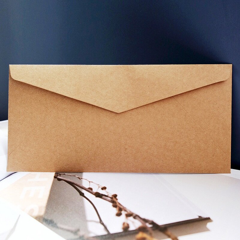 Estilo ocidental do couro Envelope, Custom Made Envelope preto, 3 cores, armazenamento de papel carta A4 em branco, aceitar personalizado, 10pcs