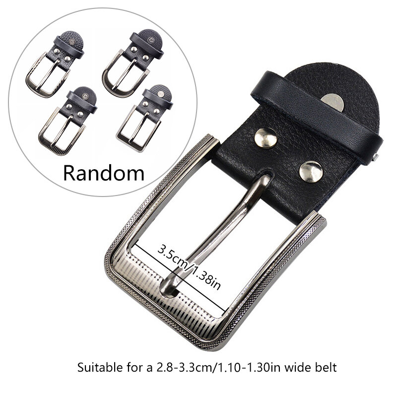 2.5/3.5/4cm Leather Belt Genuine Leather Zinc Alloy Repair Kit Belt Buckle Men Supplies DIY Accessories